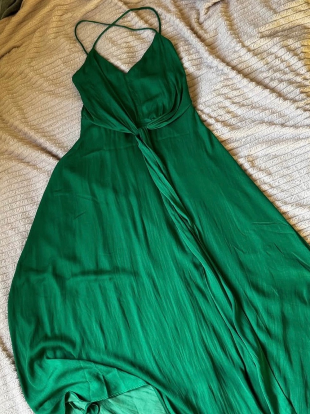 Robe verte de bal / maxi green dress for prom